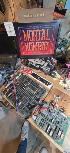 Mortal kombat pcb - mortal,