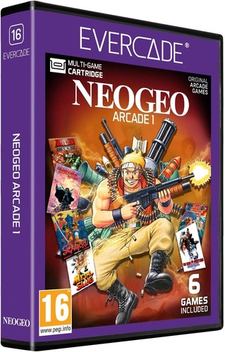Evercade neogeo arcade retro - arcade, 1